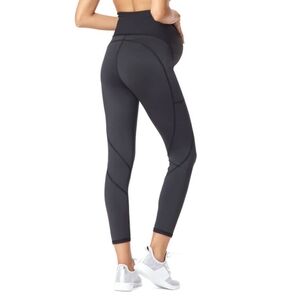 NWOT Hue Womens Active Maternity Skimmer Leggings Tights with Pockets Size S New